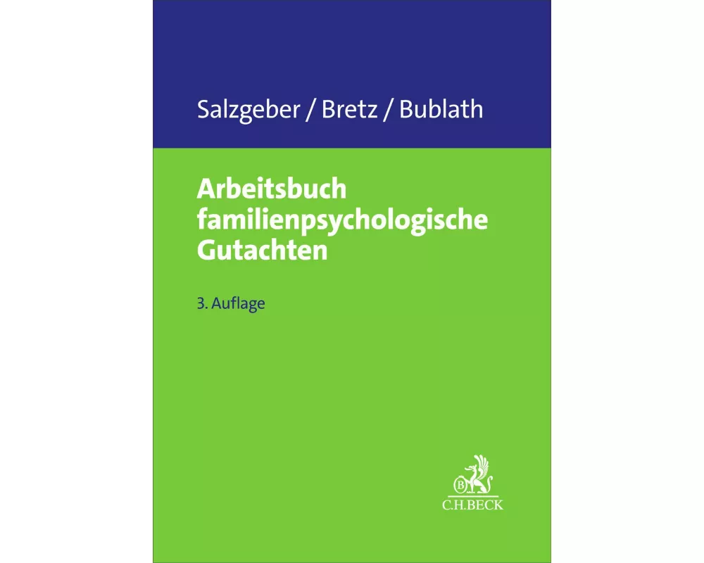 Arbeitsbuch familienpsychologische Gutachten