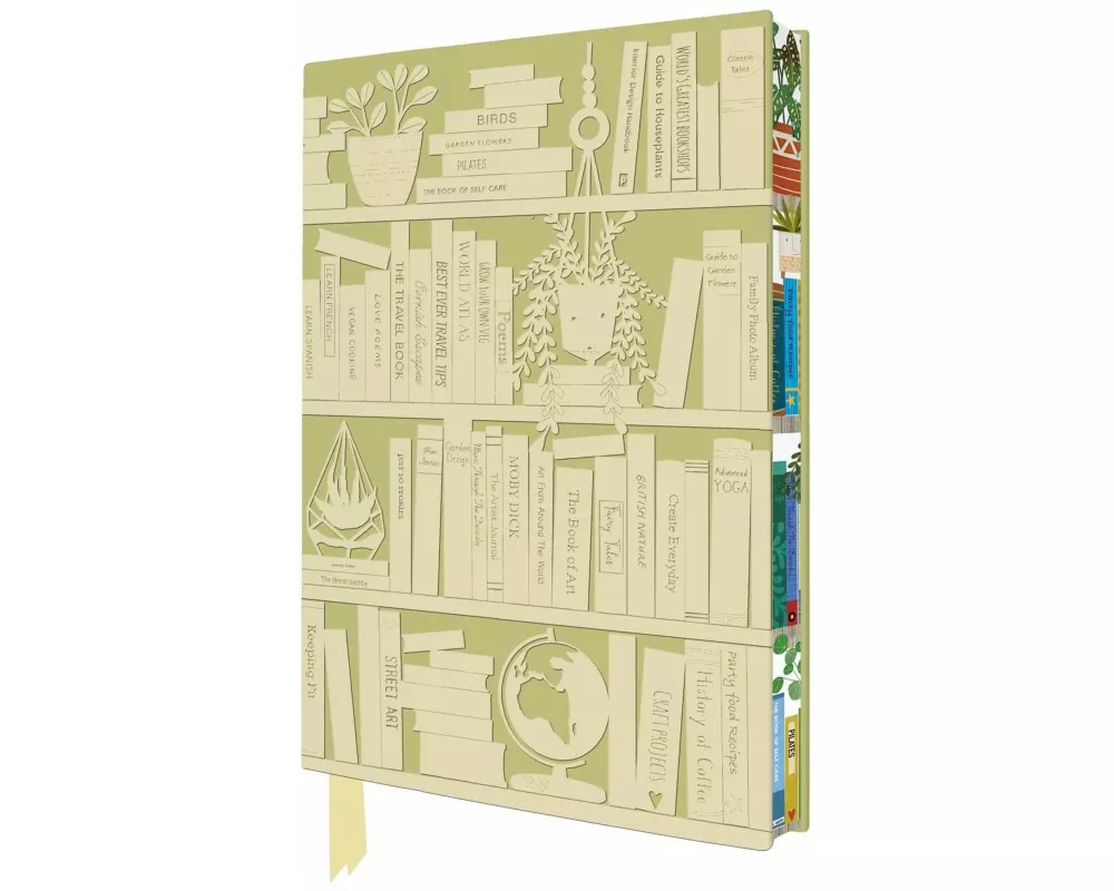 Georgia Breeze: Bookshelves Artisan Art Notebook (Flame Tree Journals)