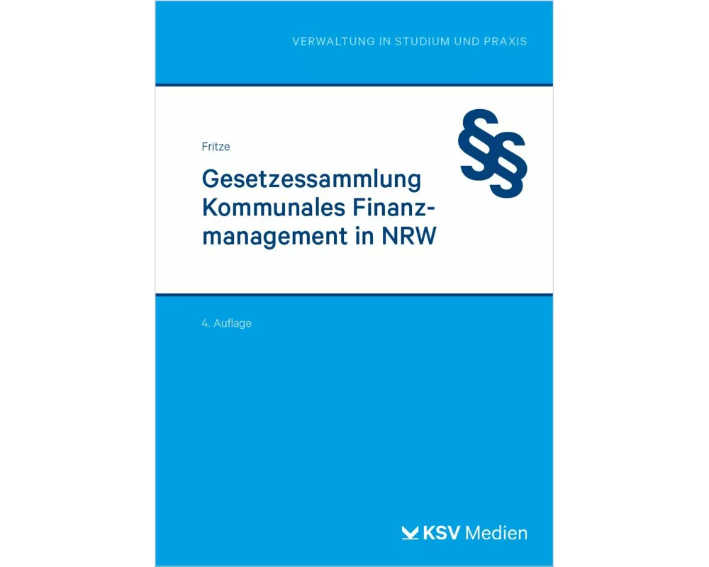 Gesetzessammlung Kommunales Finanzmanagement in NRW