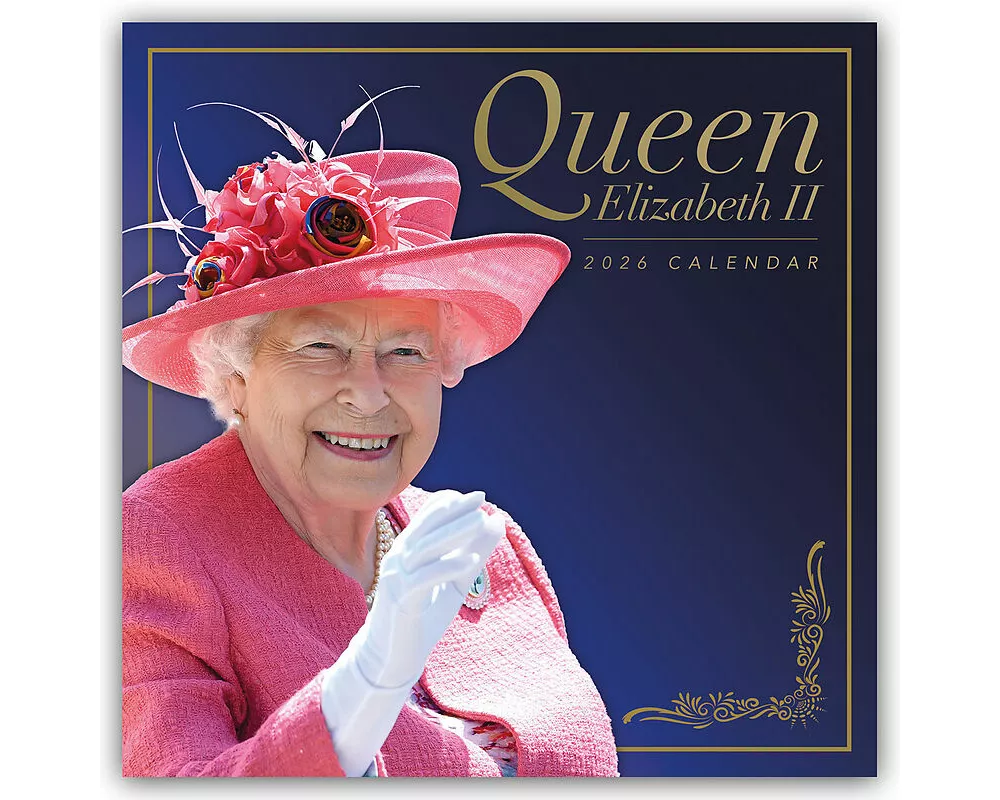 Queen Elisabeth II - Königin Elisabeth II 2026 - Wand-Kalender