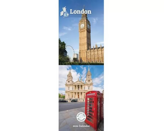London Slim Calendar 2026