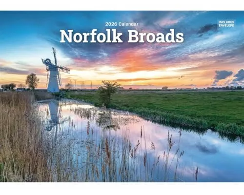 Norfolk Broads A5 Calendar 2026