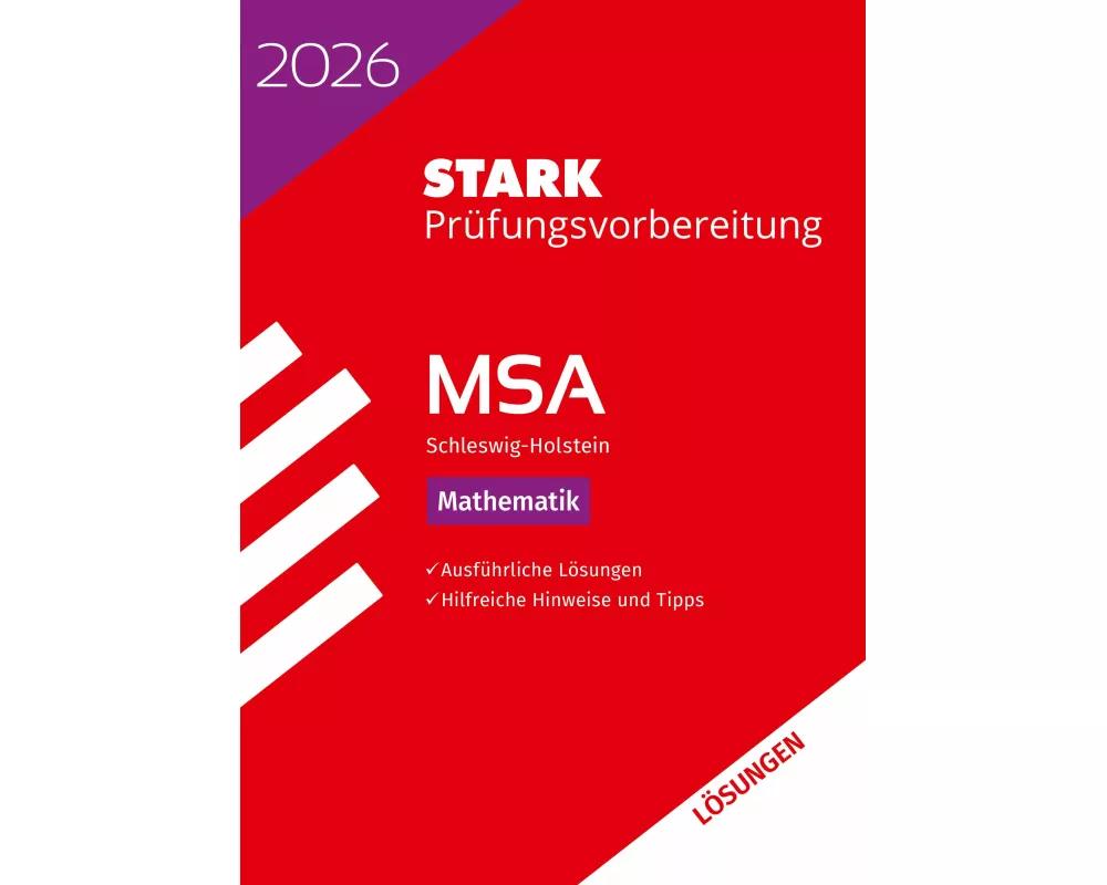 STARK Lösungen zu Mathematik - MSA 2026 Schleswig-Holstein - Prüfungsvorbereitung