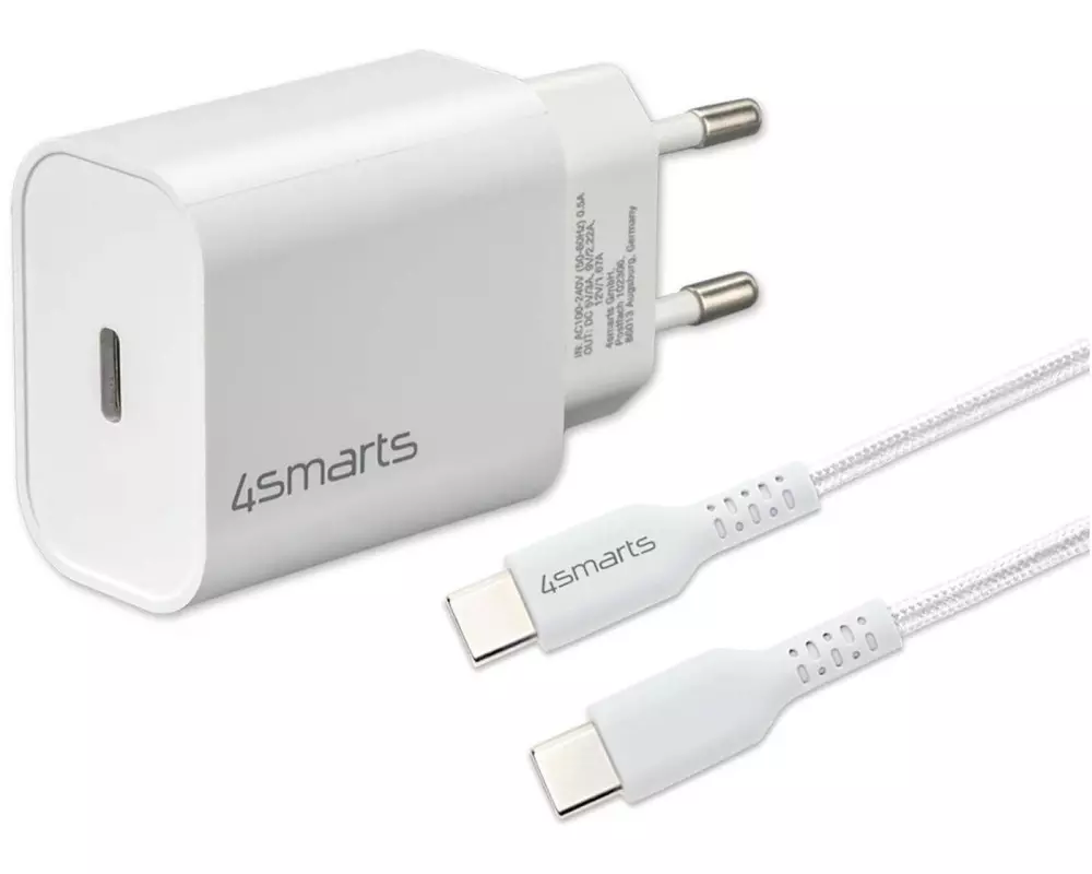 4smarts USB-Wandladegerät VoltPlug PD 20W + USB-C