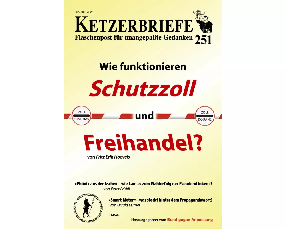 Wie funktionieren Schutzzoll und Freihandel?