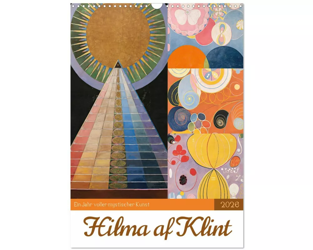 Hilma af Klint - Ein Jahr voller mystischer Kunst (Wandkalender 2026 DIN A3 hoch), CALVENDO Monatskalender