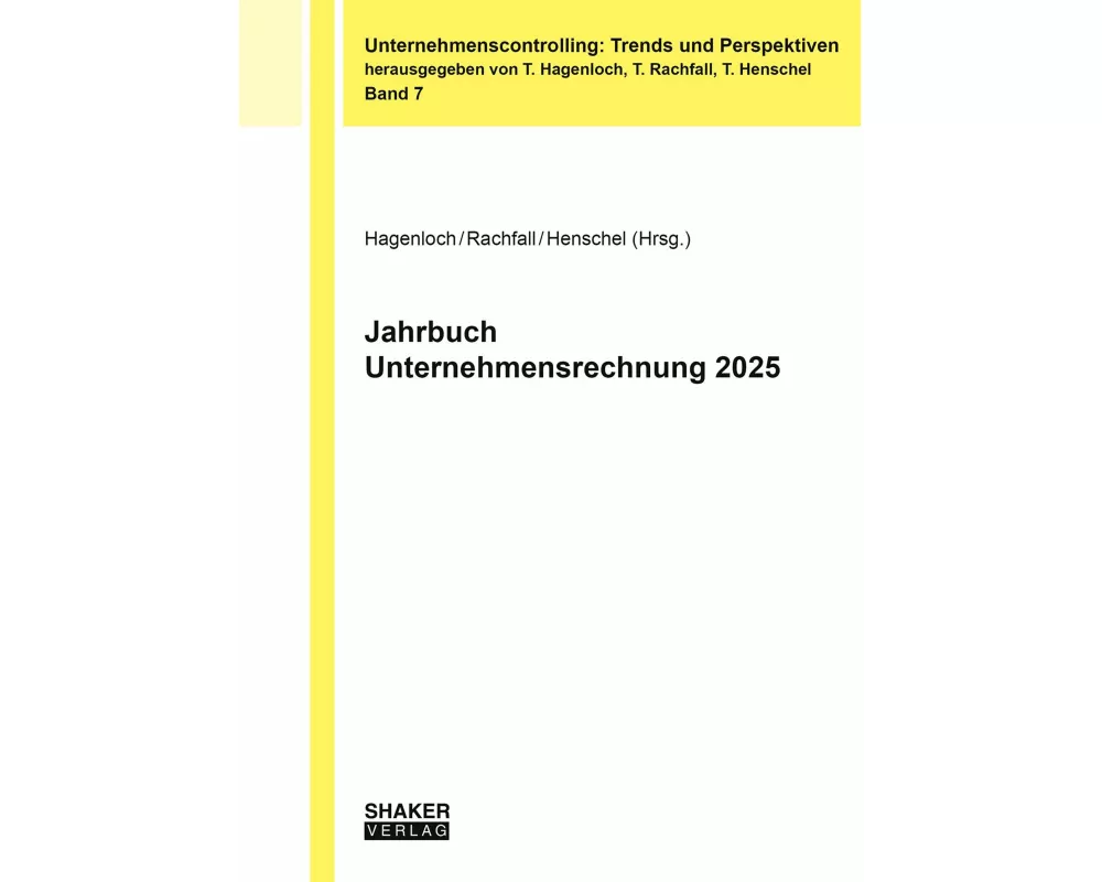 Jahrbuch Unternehmensrechnung 2025
