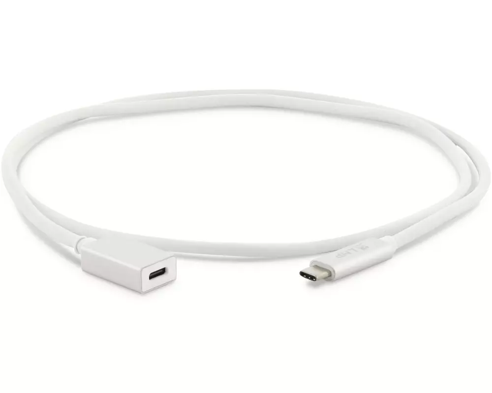 LMP USB 3.1 Adapter USB C – USB C 1 m Verlängerung Silber