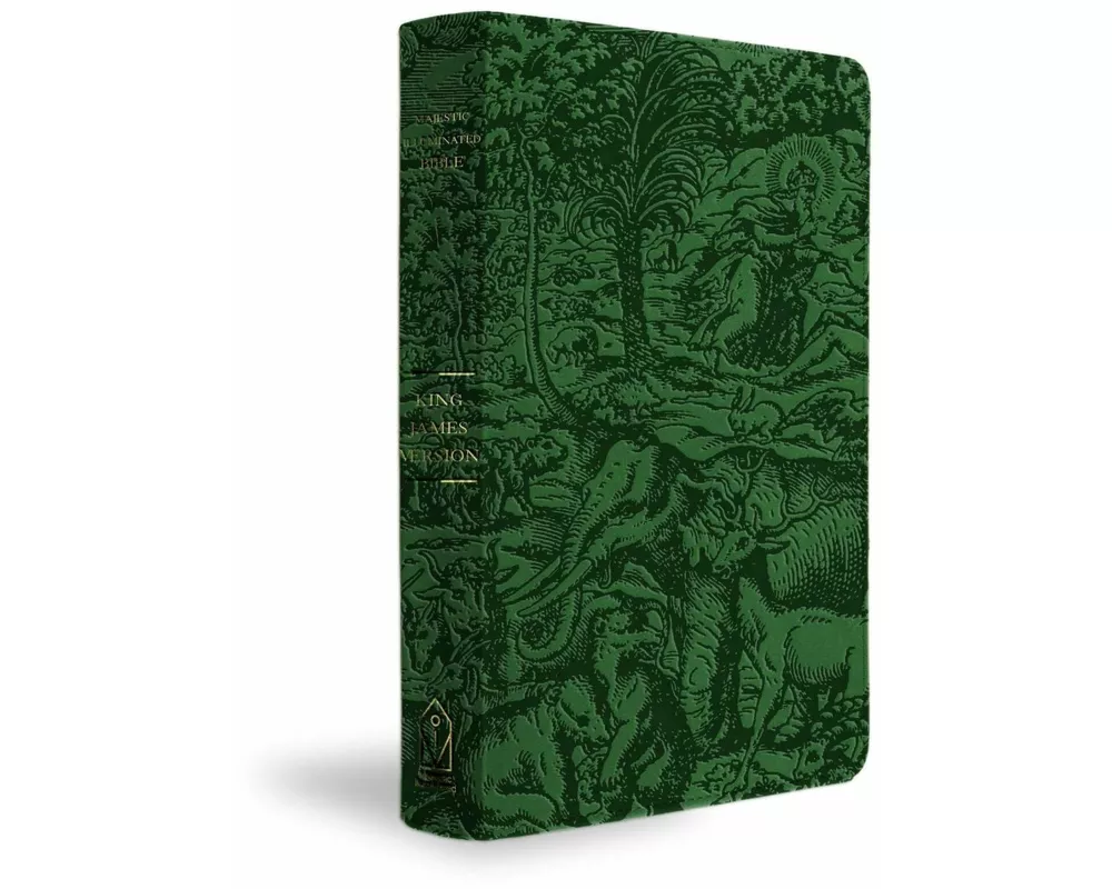 KJV Majestic Illuminated Bible (Emerald Leatherluxe)