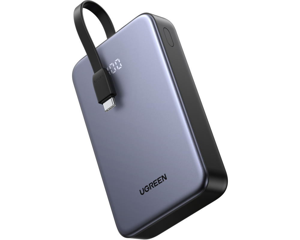 UGREEN Power Bank 20'000mAh 20W 45762 Built-in Cable