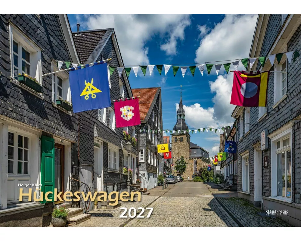 Hückeswagen 2027 Bildkalender A3 quer Spiralbindung