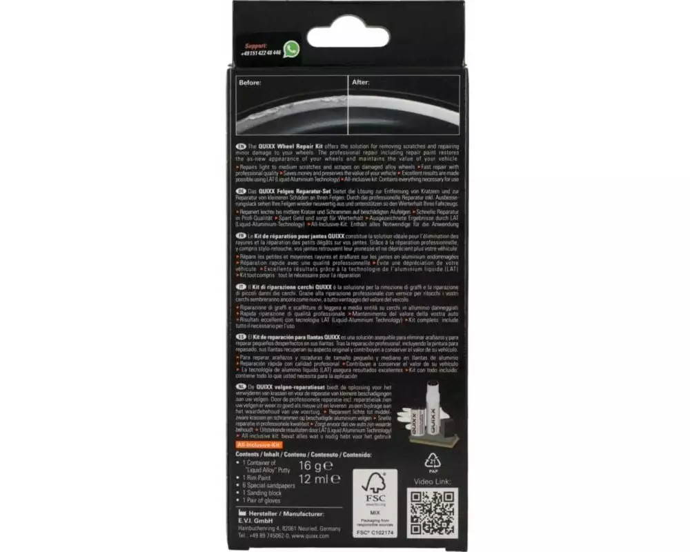 Quixx Felgen Reparatur-Set