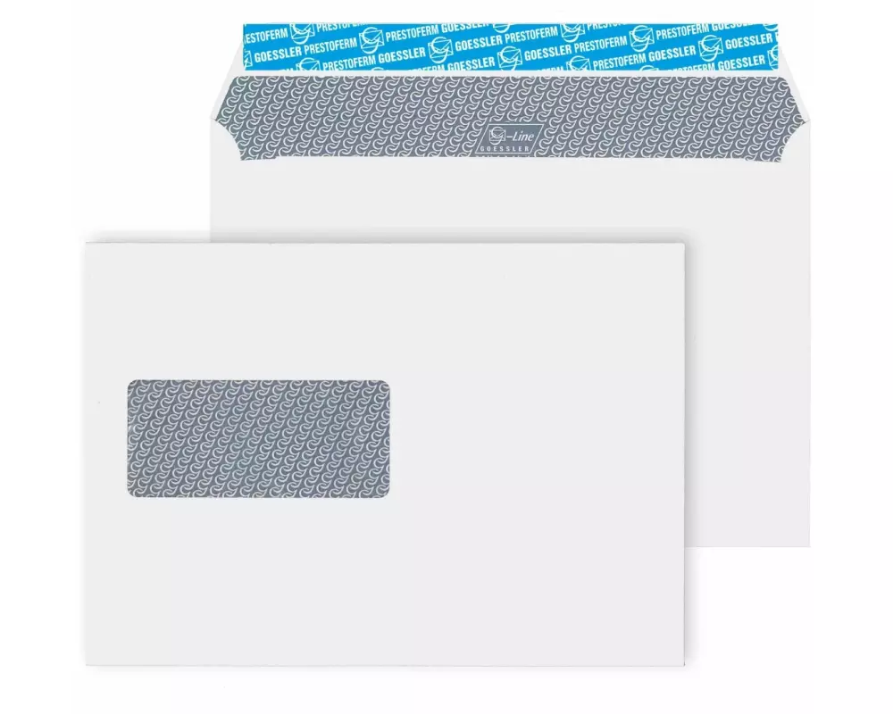 Goessler Couvert G-Line C5 mit Fenster links, 500 Stück