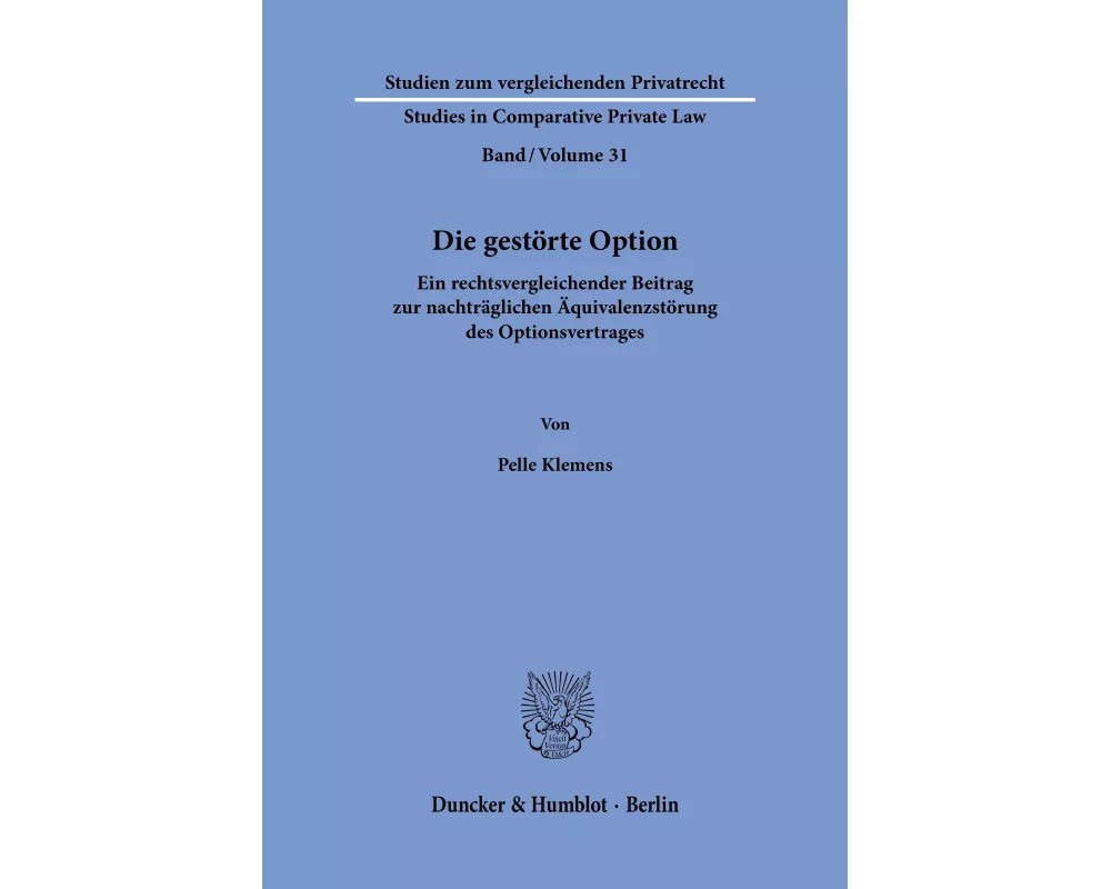 Die gestörte Option