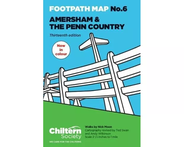 Chiltern Society Footpath Map No. 6 - Amersham and the Penn Country