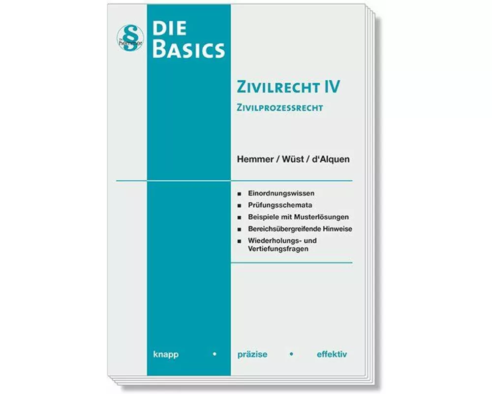 Die Basics Zivilrecht IV Zivilprozessrecht