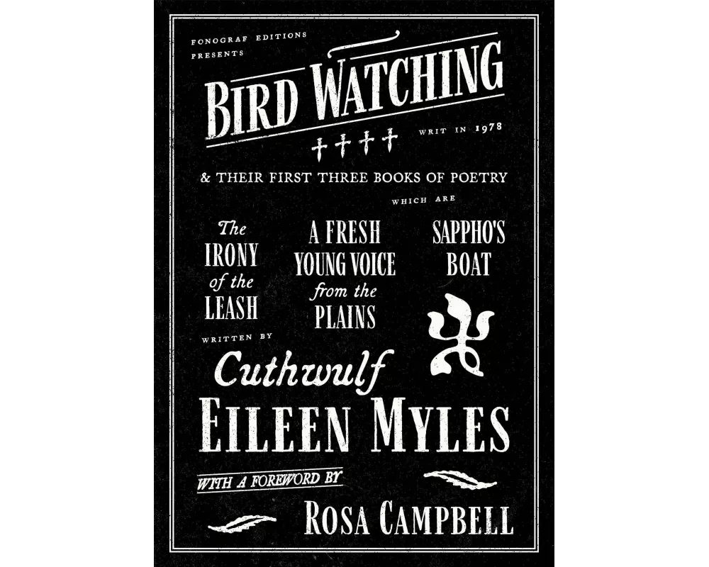 Bird Watching and Their First Three Books of Poetry