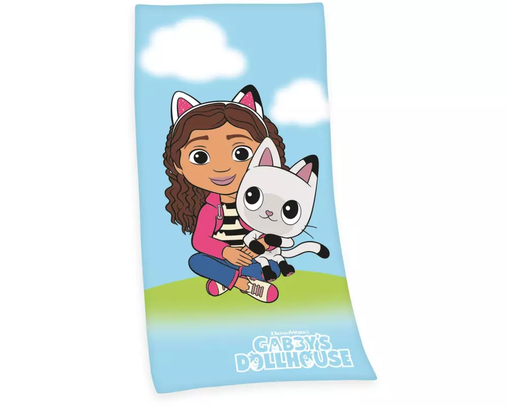Herding Duschtuch Gabby's Dollhouse 75 x 150 cm, Mehrfarbig