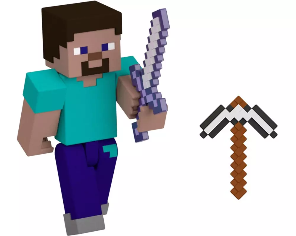 Mattel Spielzeugfigur Minecraft Core Figure Steve