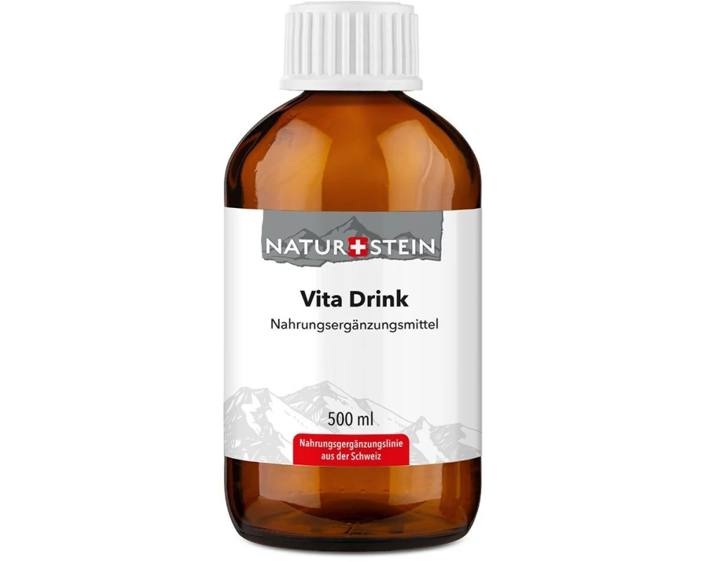 Naturstein Vita Drink Glasflasche 500 ml