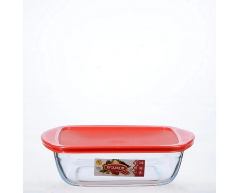 International Cookware Auflaufform 25 x 22 cm Eckig, Transparent