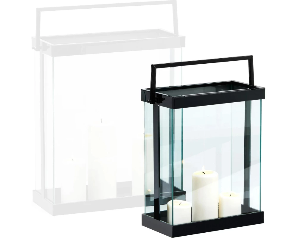 Philippi Laterne Luxor S 42 cm, Schwarz