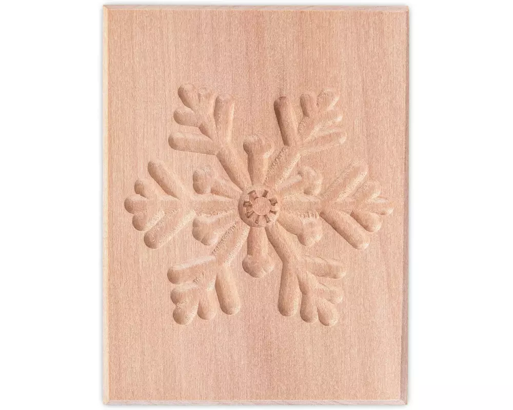 Städter Springerle-Model Eiskristall 5 x 7 cm