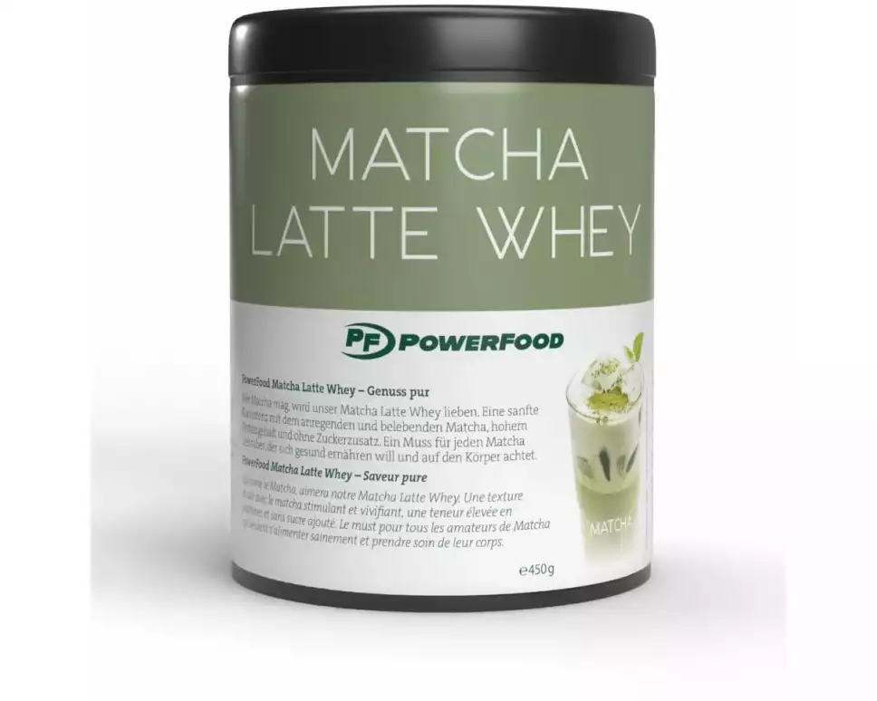 PowerFood Pulver Whey Protein Matcha 450 g