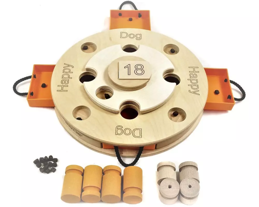 My Intelligent Dogs Strategie-Spiel Geburtstagstorte aus Holz