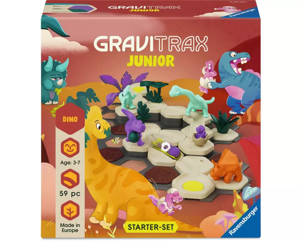 Ravensburger GraviTrax StarterSet S Dino interaktives Kugelbahnsystem