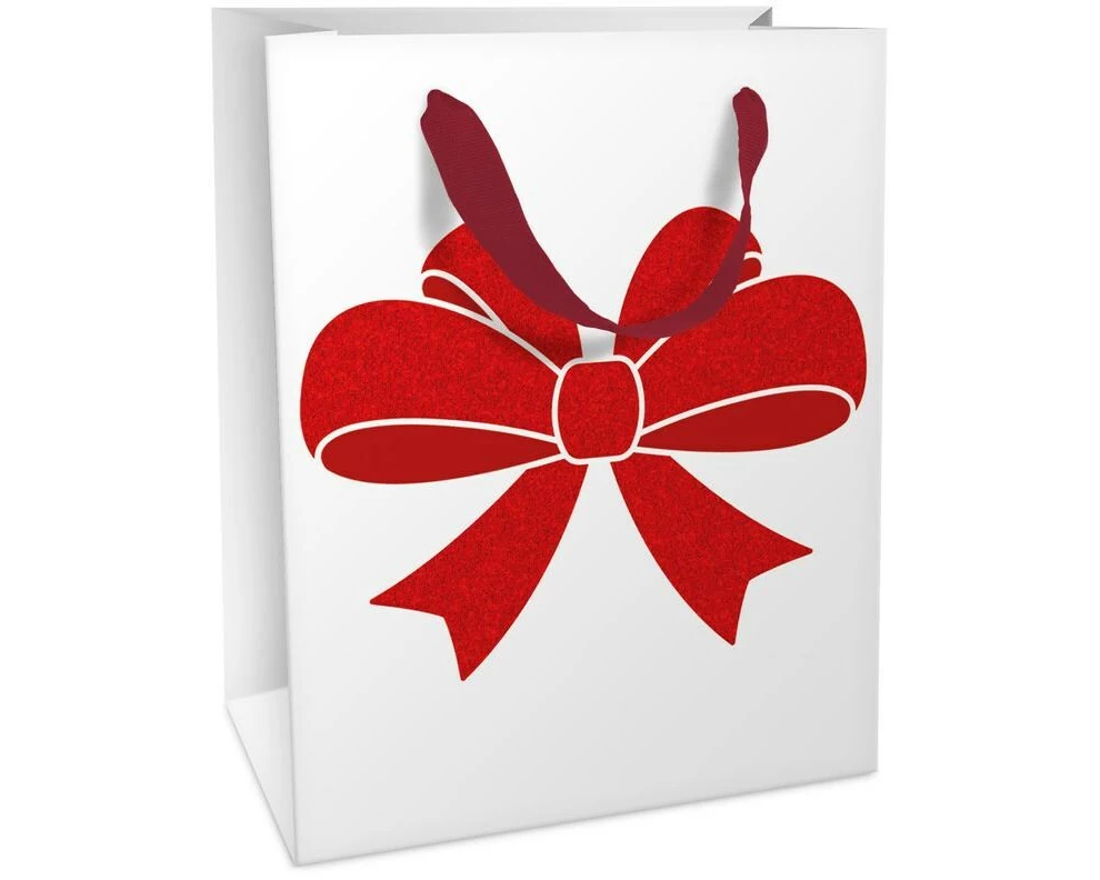 Braun + Company Geschenktasche Schleife 12 x 15 x 6 cm
