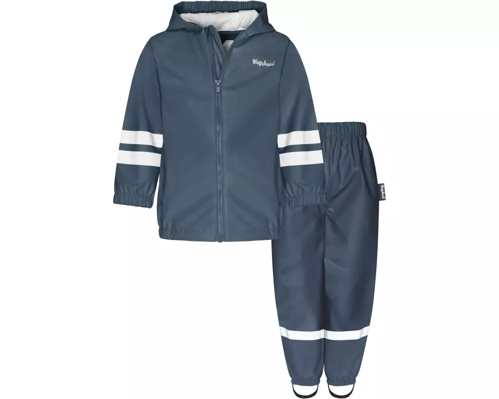 Playshoes Regen-Set Halbhose Basic Gr. 116, Marineblau