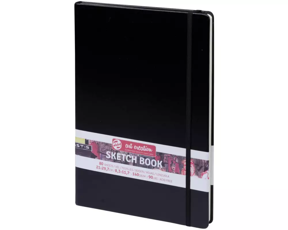 Talens Malbuch A4 Schwarz