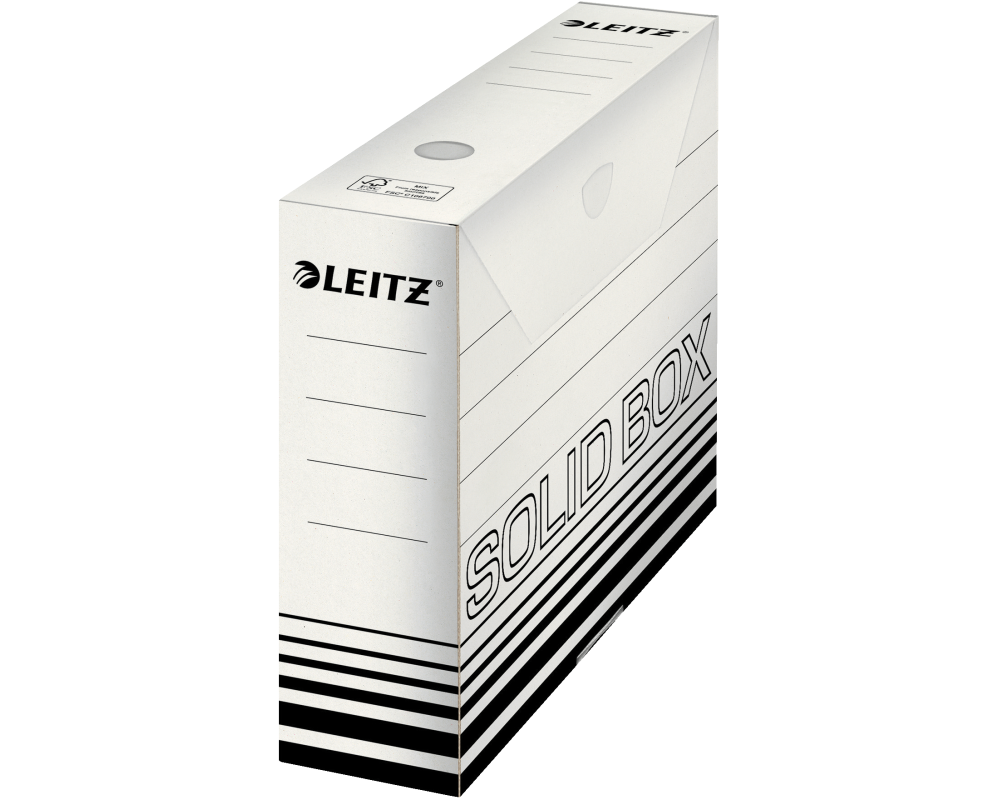 LEITZ Solid Box A4 6127-00-01 weiss 80x257x330mm
