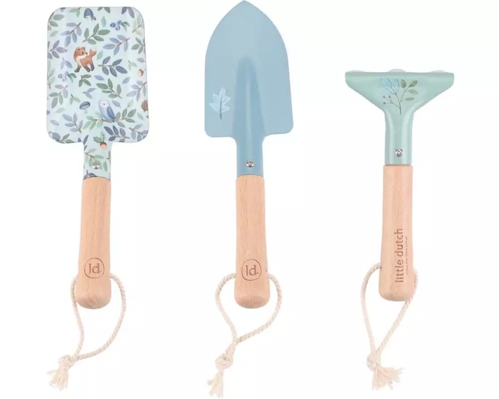 Little Dutch Gartengeräte-Set – Forest Friends FSC 3 Teile