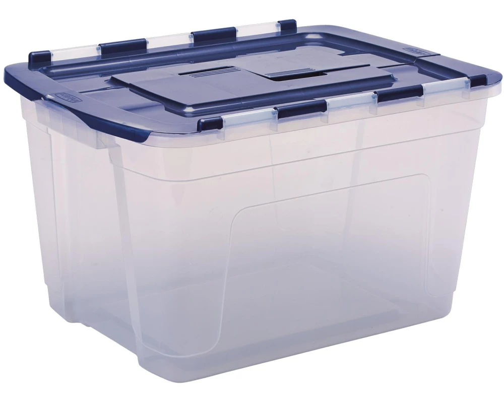 Fellowes Aufbewahrungsbox Bankers Box ProStore 55 l Blau/Transparent