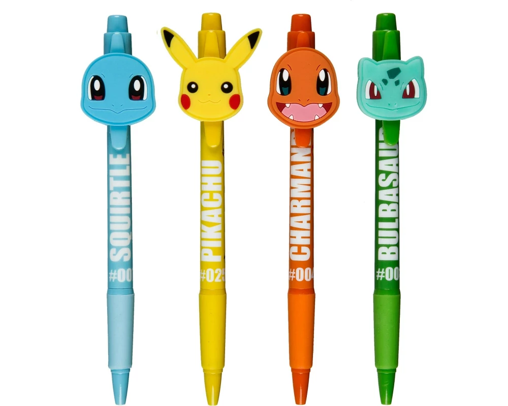 Undercover Kugelschreiber Pokemon Keine Angabe, Mehrfarbig, 4er-Set