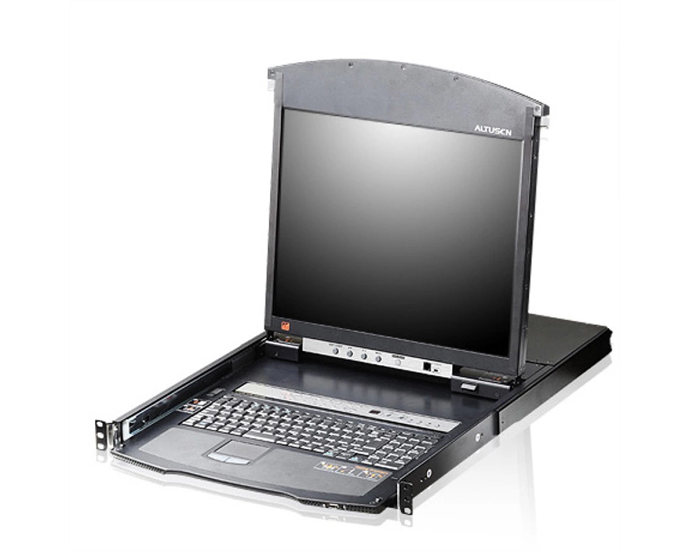 ATEN KL1508AiN KVM Over IP Switch, 8 Port, 48cm LCD, VGA, PS/2-USB, US-Layout