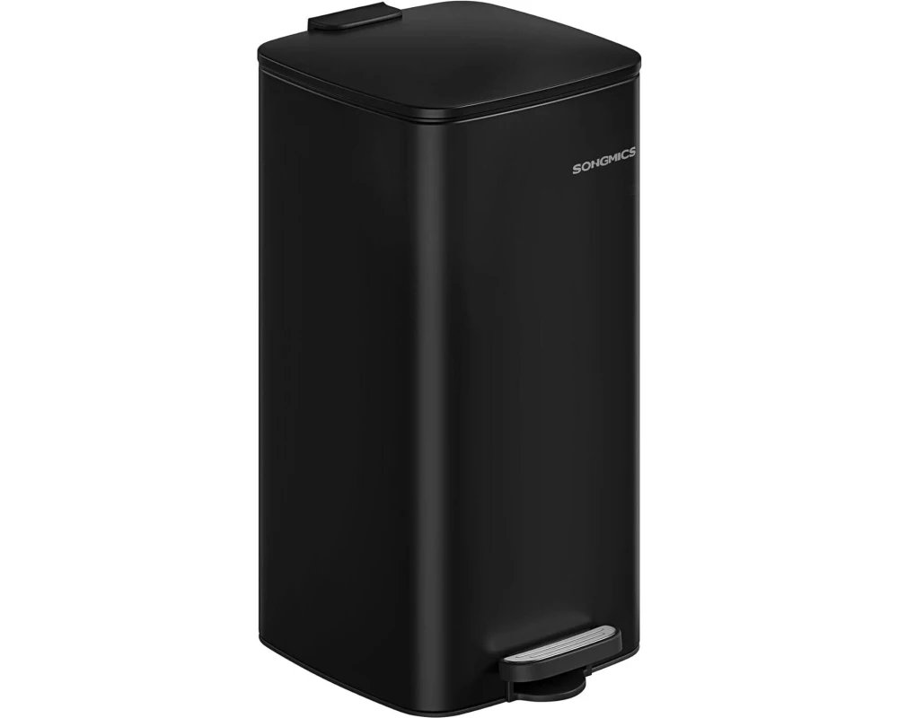 Songmics Abfalleimer 20 l, Schwarz