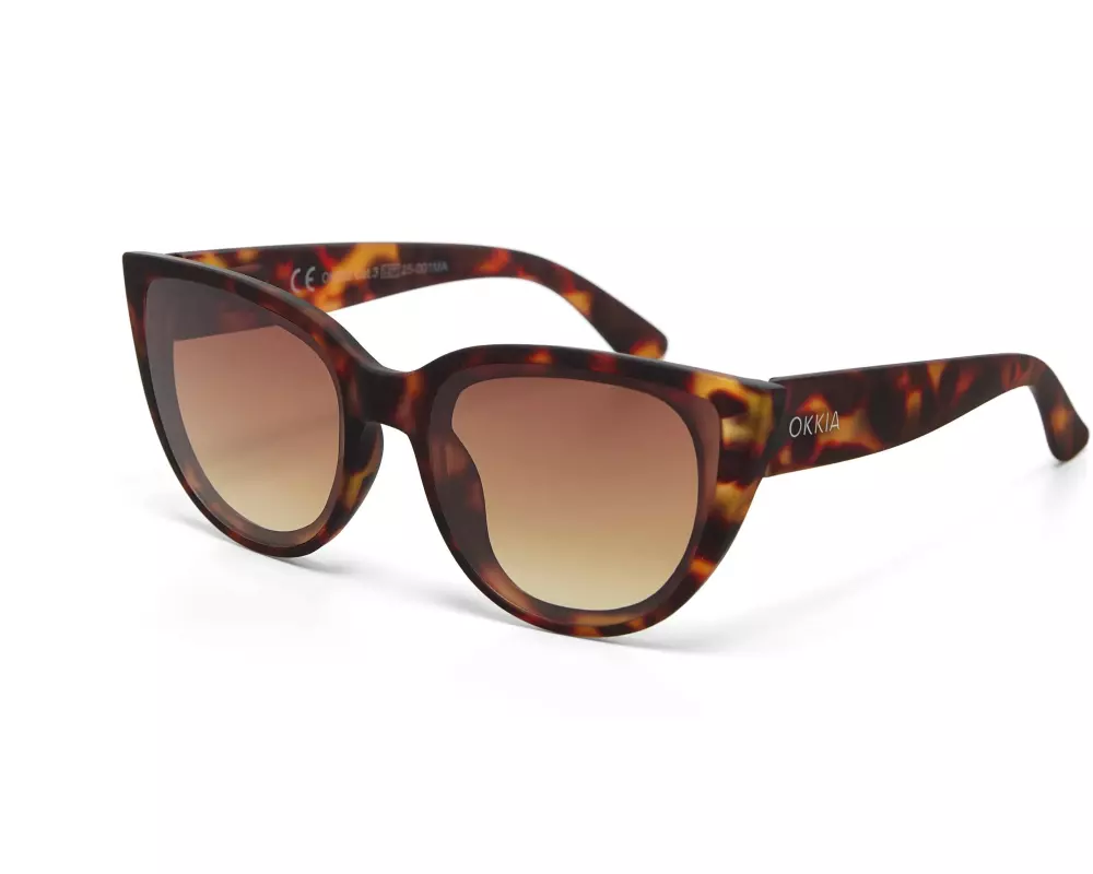 OKKIA Sonnenbrille Silvia Classic Havana