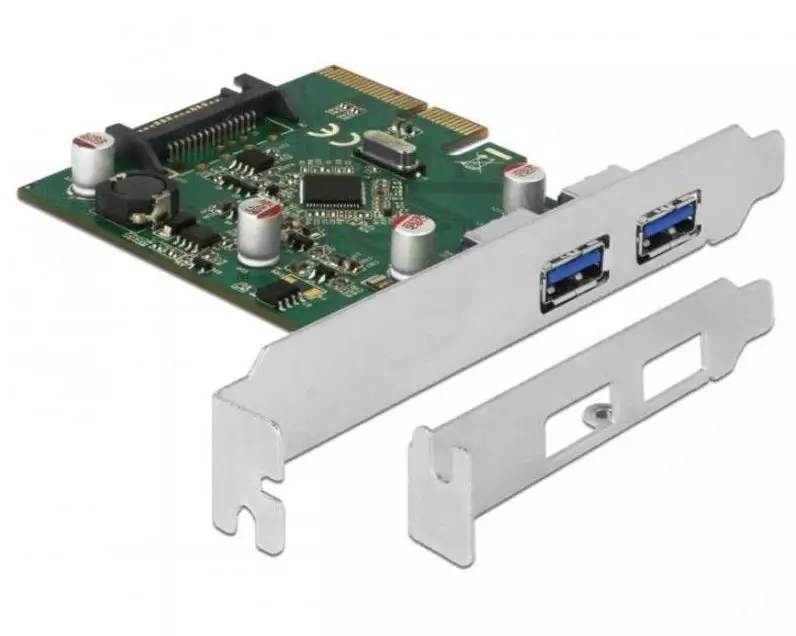 Delock PCI-Express-Karte USB 3.1 Gen2 - 2x USB-Typ-A