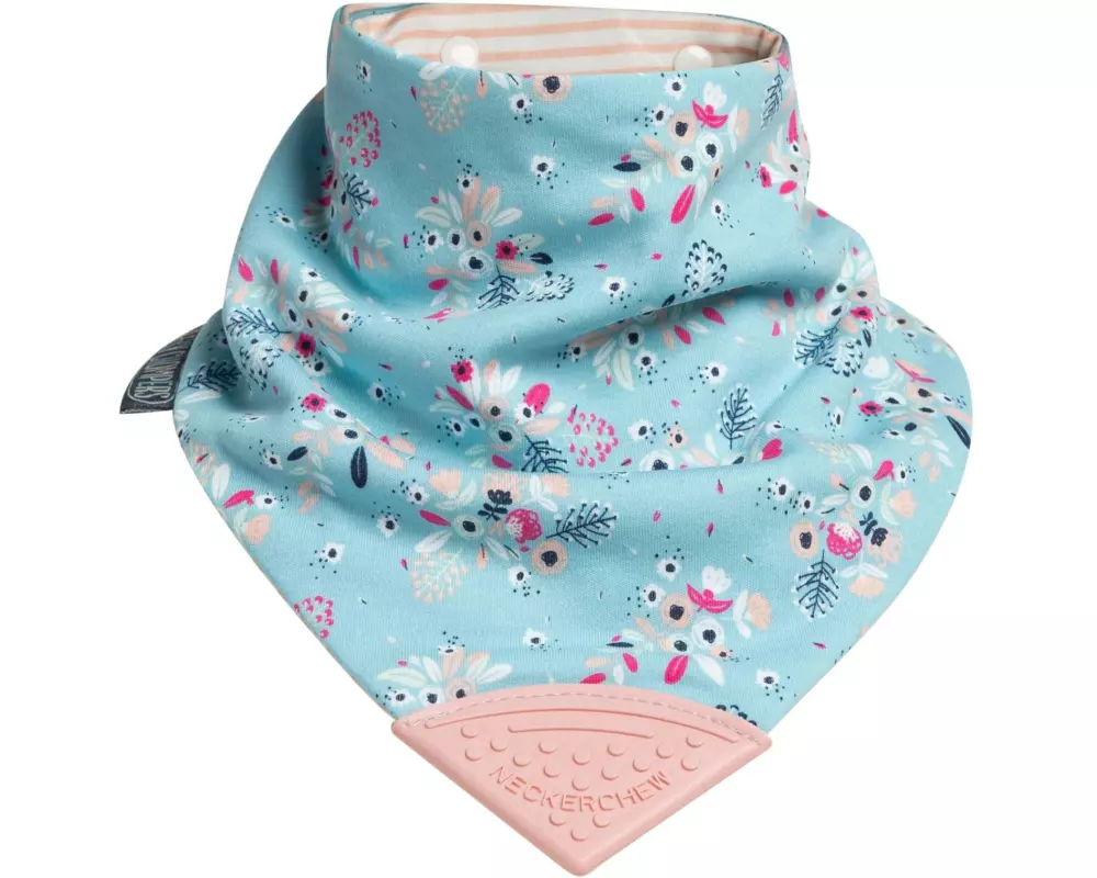 Cheeky Chompers Beisslätzchen Neckerchew Botanical Bloom Gr. M