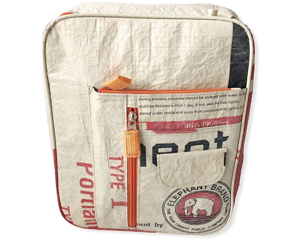 BEADBAGS Umhängetasche Crispy Cement CR1.R rot 22x8x28cm