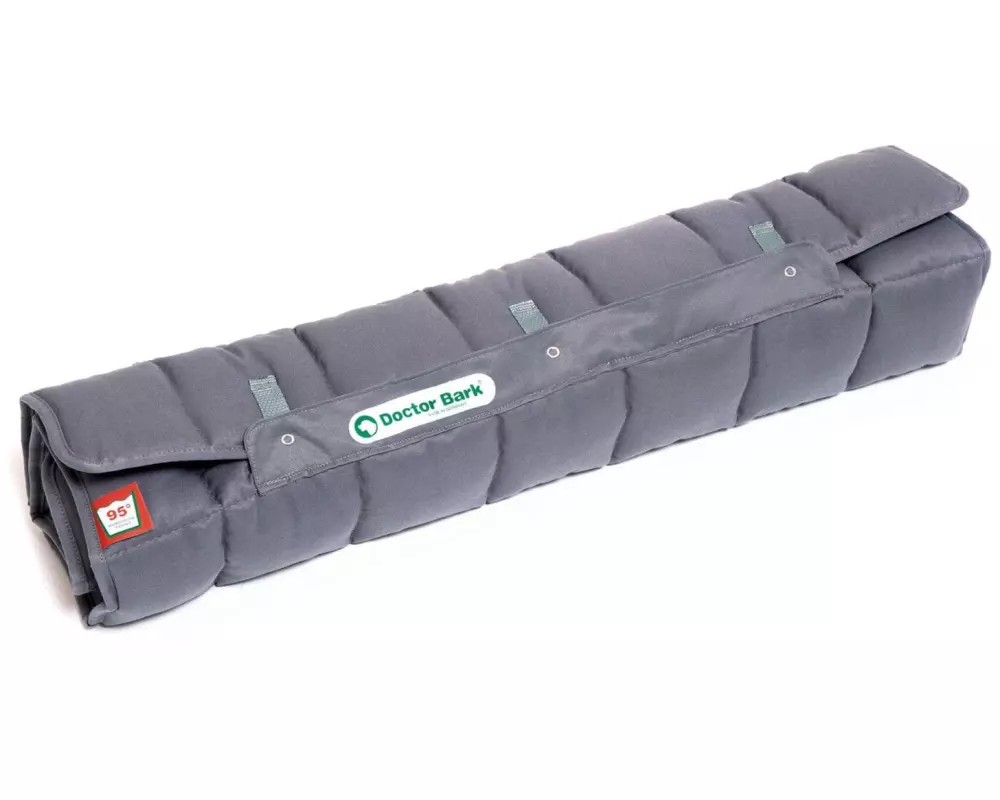 Doctor Bark Hunde-Decke Portable 70 x 100 cm, Grau