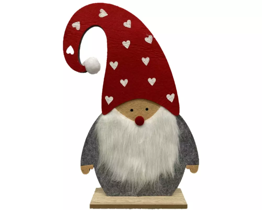 Dameco Aufsteller Weihnachtsmann 41 cm, Holz