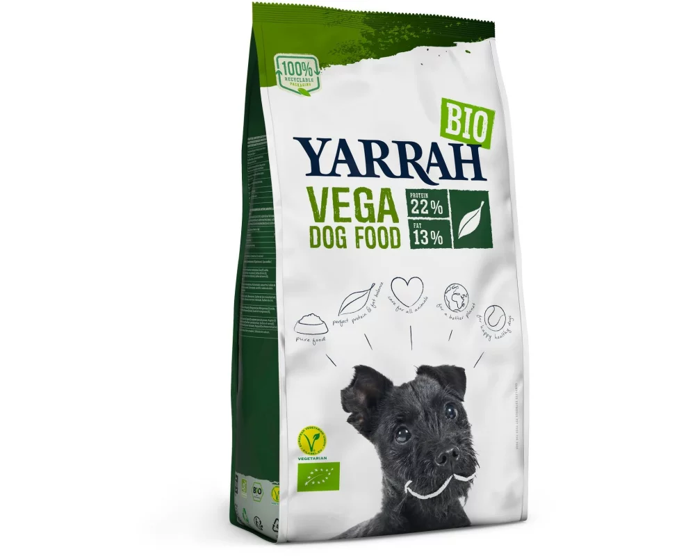 Yarrah Trockenfutter Dog TF Bio Vega, 2 kg, Adult