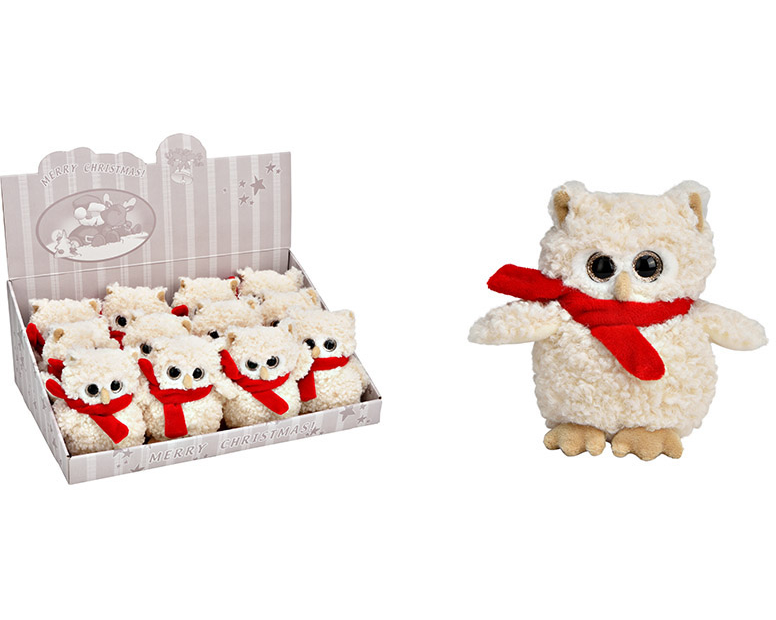 ROOST Eule 14x13x8cm 10036442 Plüsch