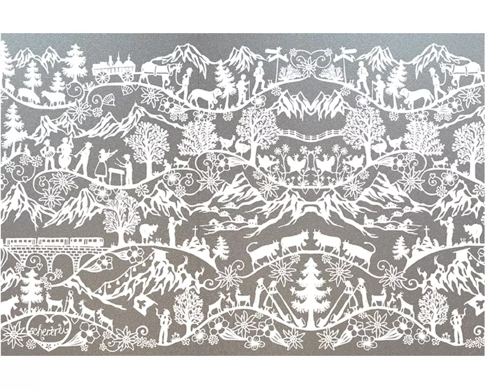 Hubatka Fensterfolie Swissness 46 x 150 cm, Weiss