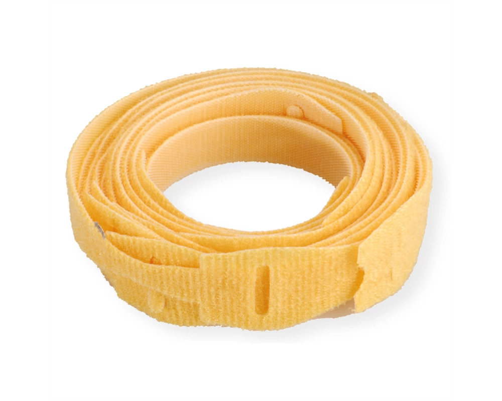 VELCRO ONE-WRAP Strap Klettband mit Lasche, 10Stk., gelb, 20 cm
