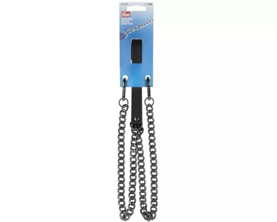 Prym Taschen-Zubehör Kette Madonna Schwarz/Gunmetal